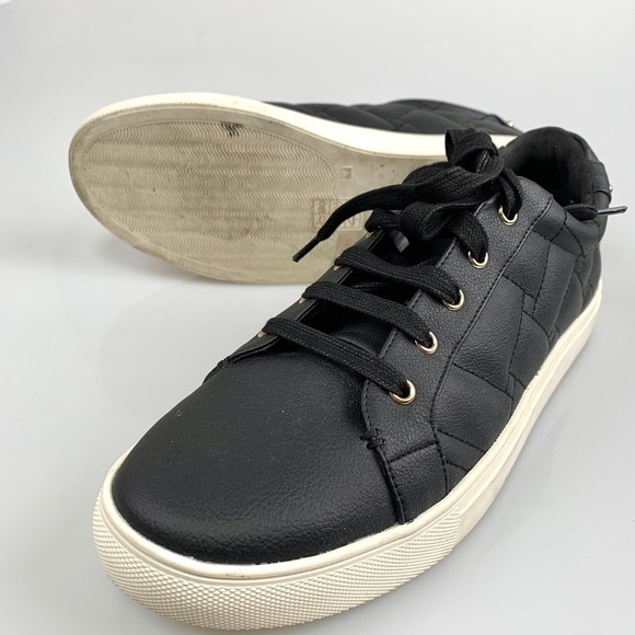 Kurt Geiger Ludo Quilted Sneaker Size 41.5 Black - Picture 6 of 11